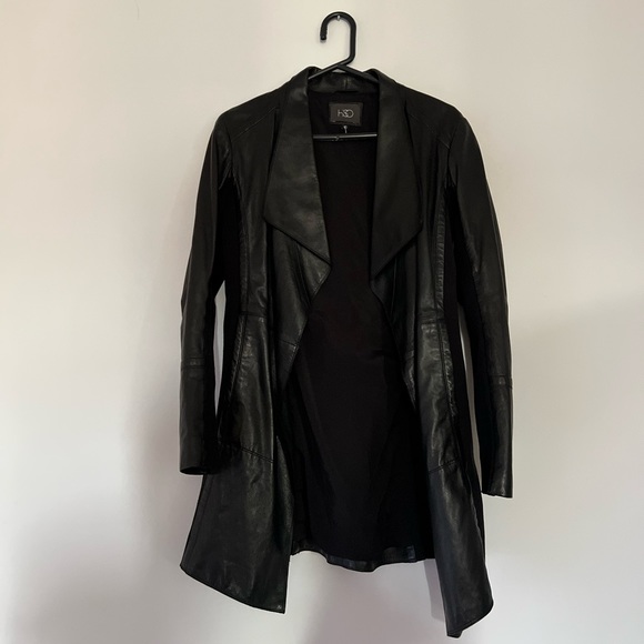 HSO SIZE XS MINT CONDITION LEATHER JACKET - Picture 3 of 16